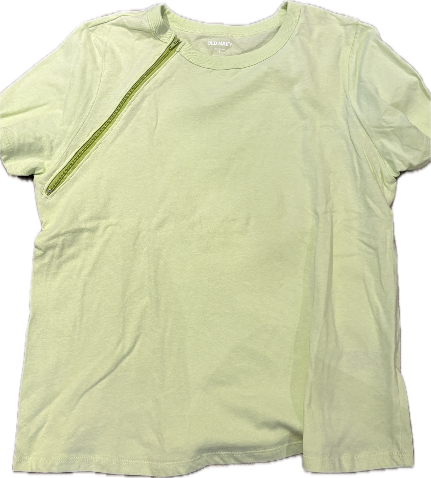 RIGHT ZIPPER Lime Green