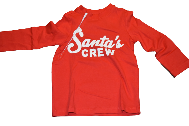 RIGHT ZIPPER Santa Crew