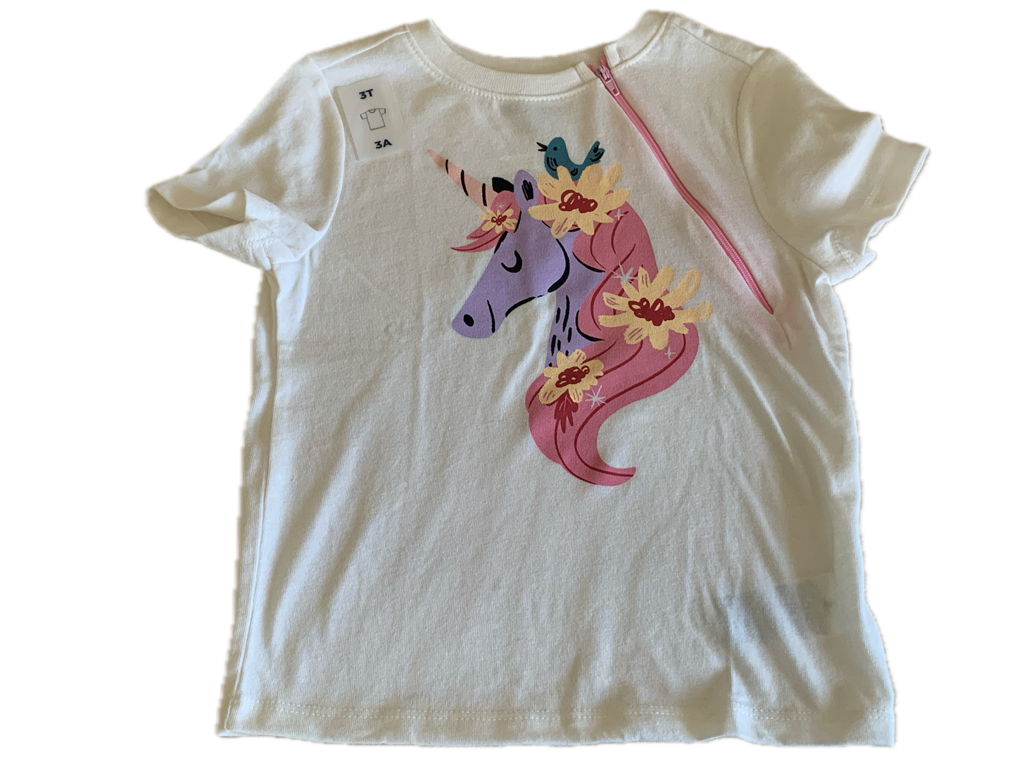 LEFT ZIPPER Flower Unicorn