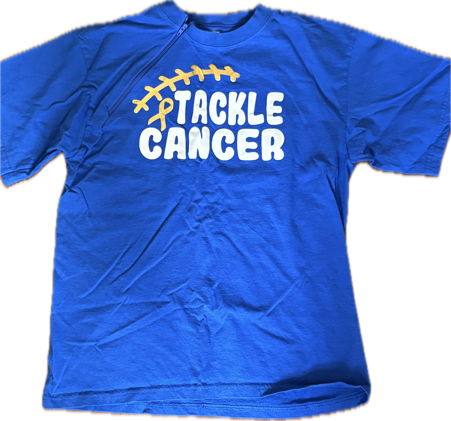 GENTLY USED RIGHT ZIPPER Tackle Cancer