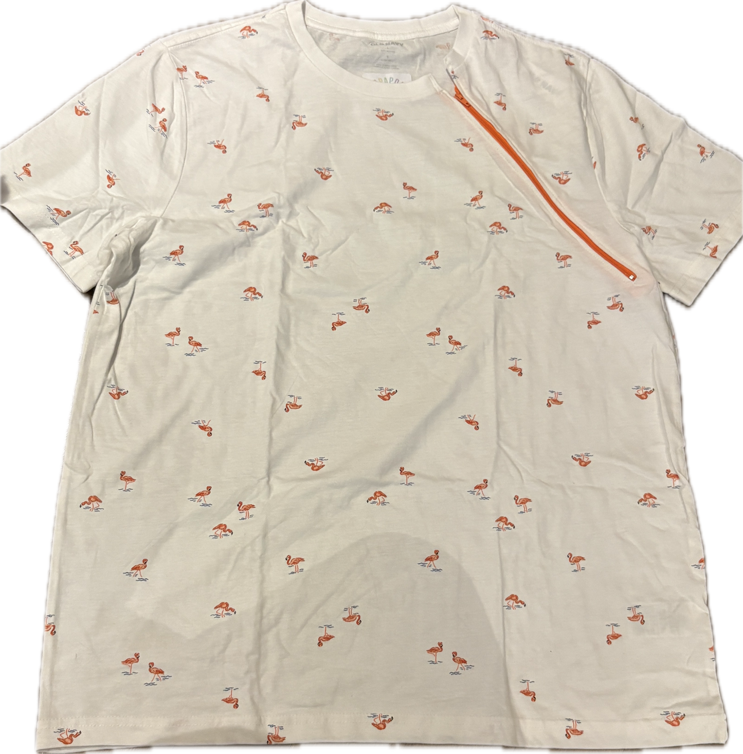 LEFT ZIPPER Flamingo