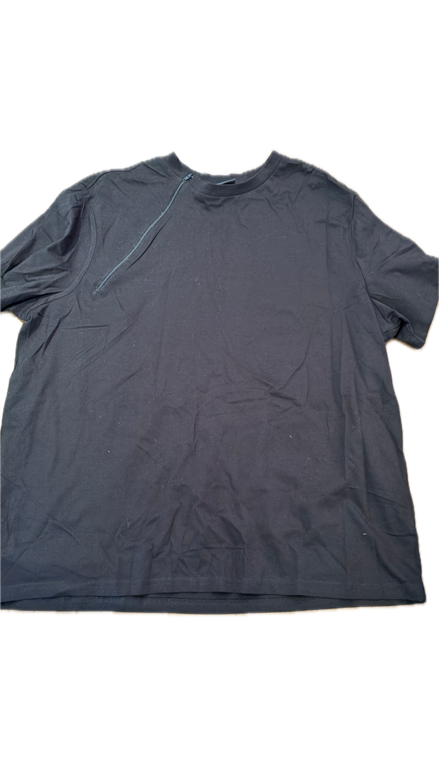 RIGHT ZIPPER Black