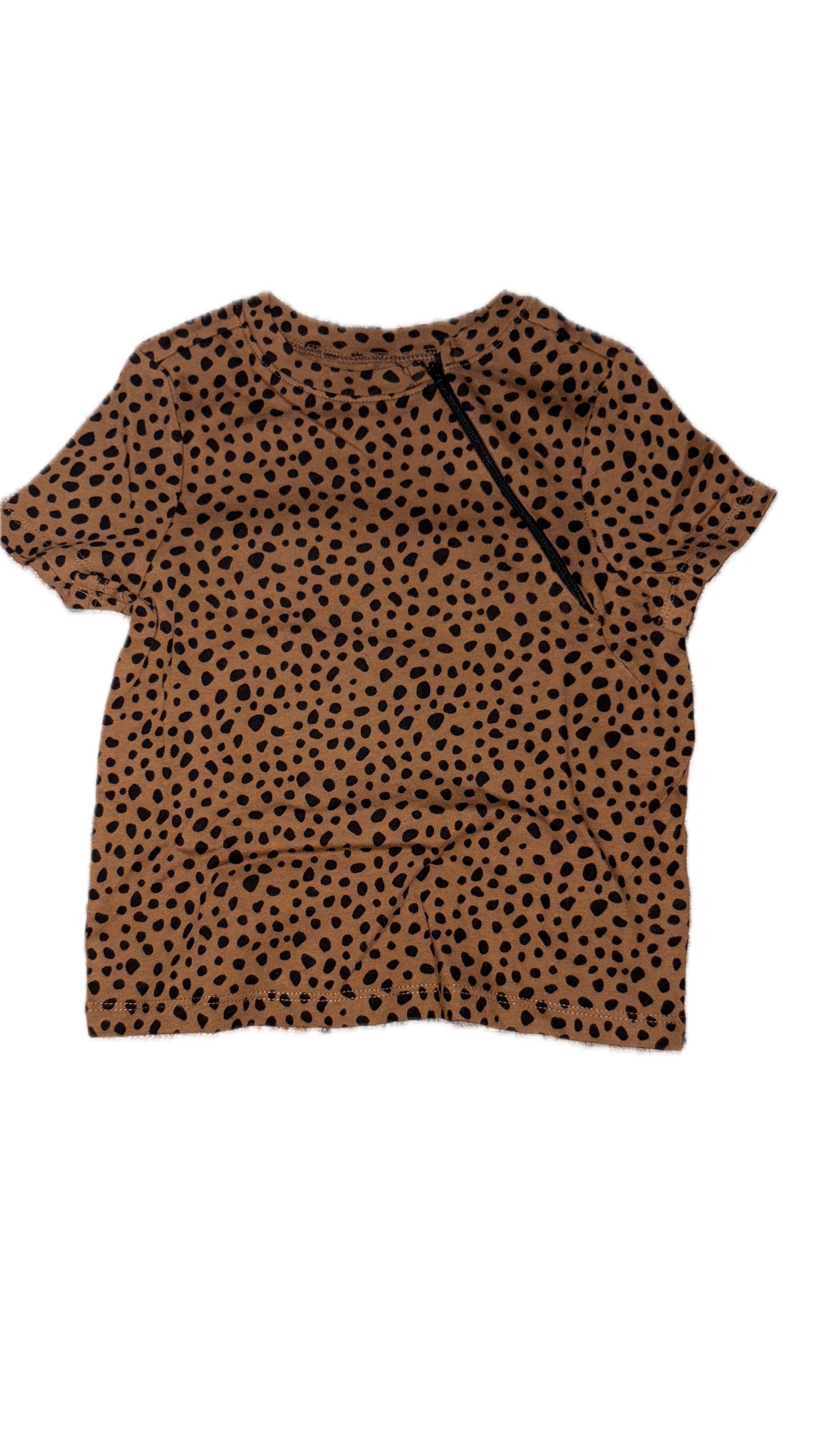LEFT ZIPPER Animal Print