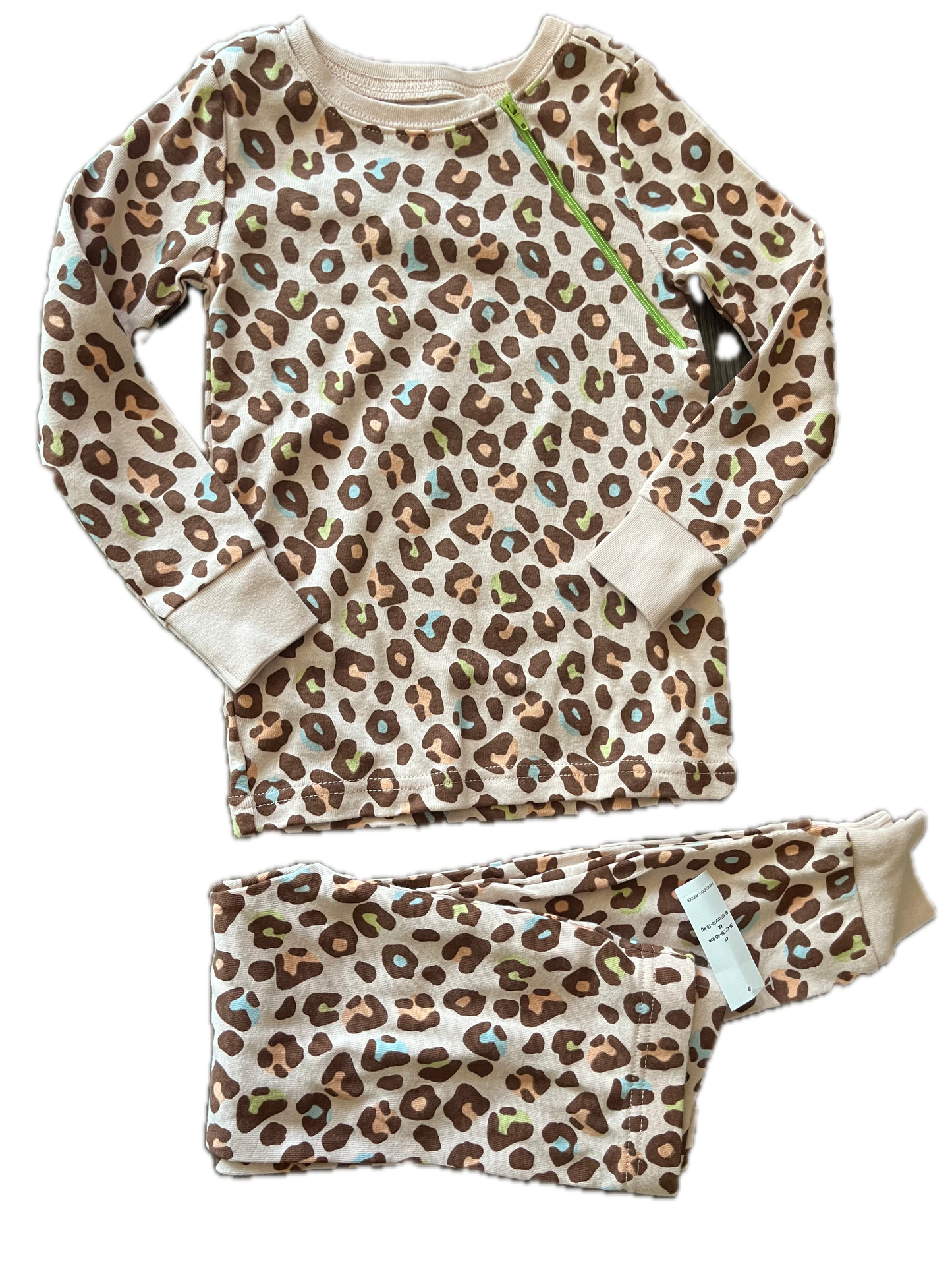 LEFT ZIPPER Spotted PJ's