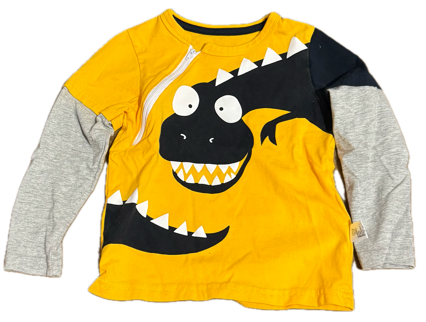 GENTLY USED RIGHT ZIPPER Dinosaur