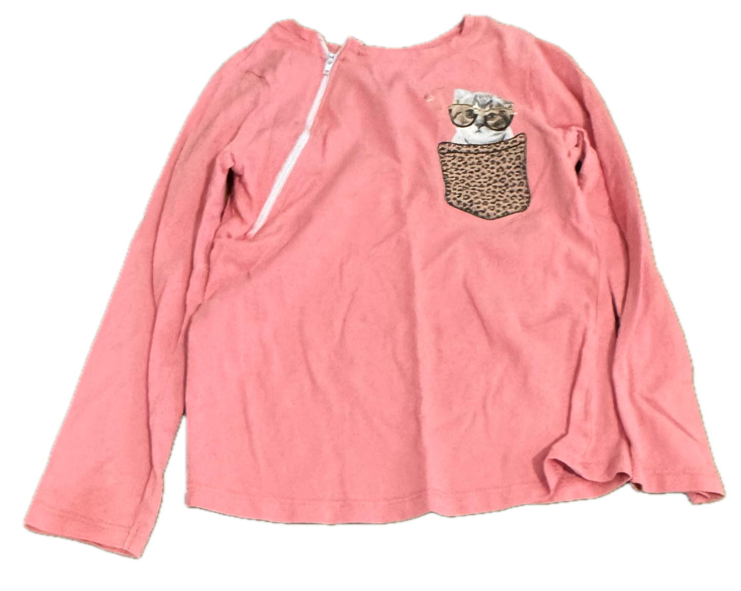 GENTLY USED RIGHT ZIPPER Pocket Cat