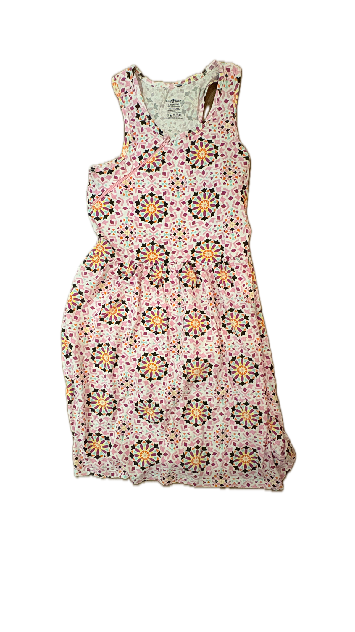 RIGHT ZIPPER Mosaic Dress