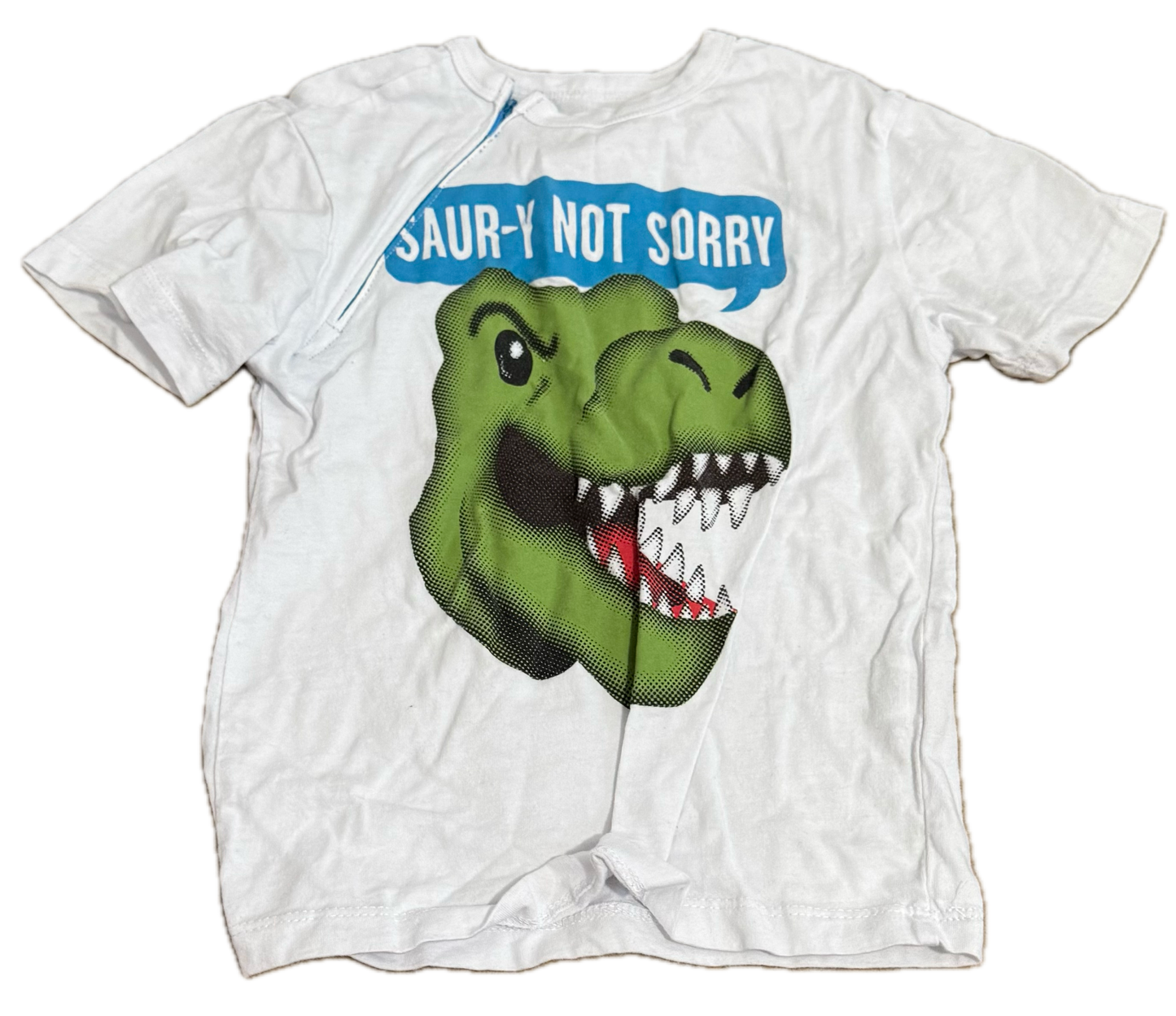 GENTLY USED RIGHT ZIPPER Saur-Y Not Sorry