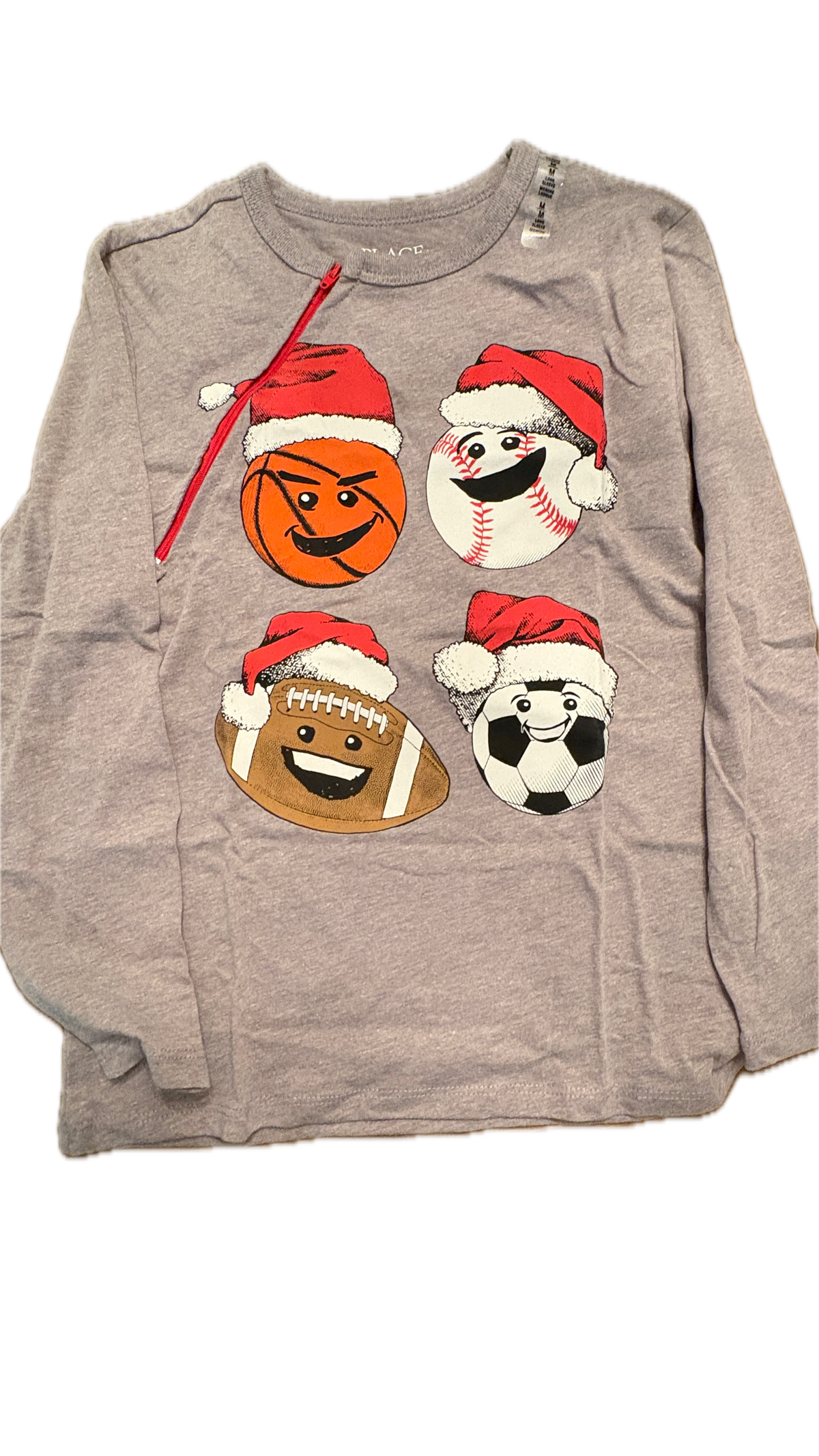 RIGHT ZIPPER Santa Ball