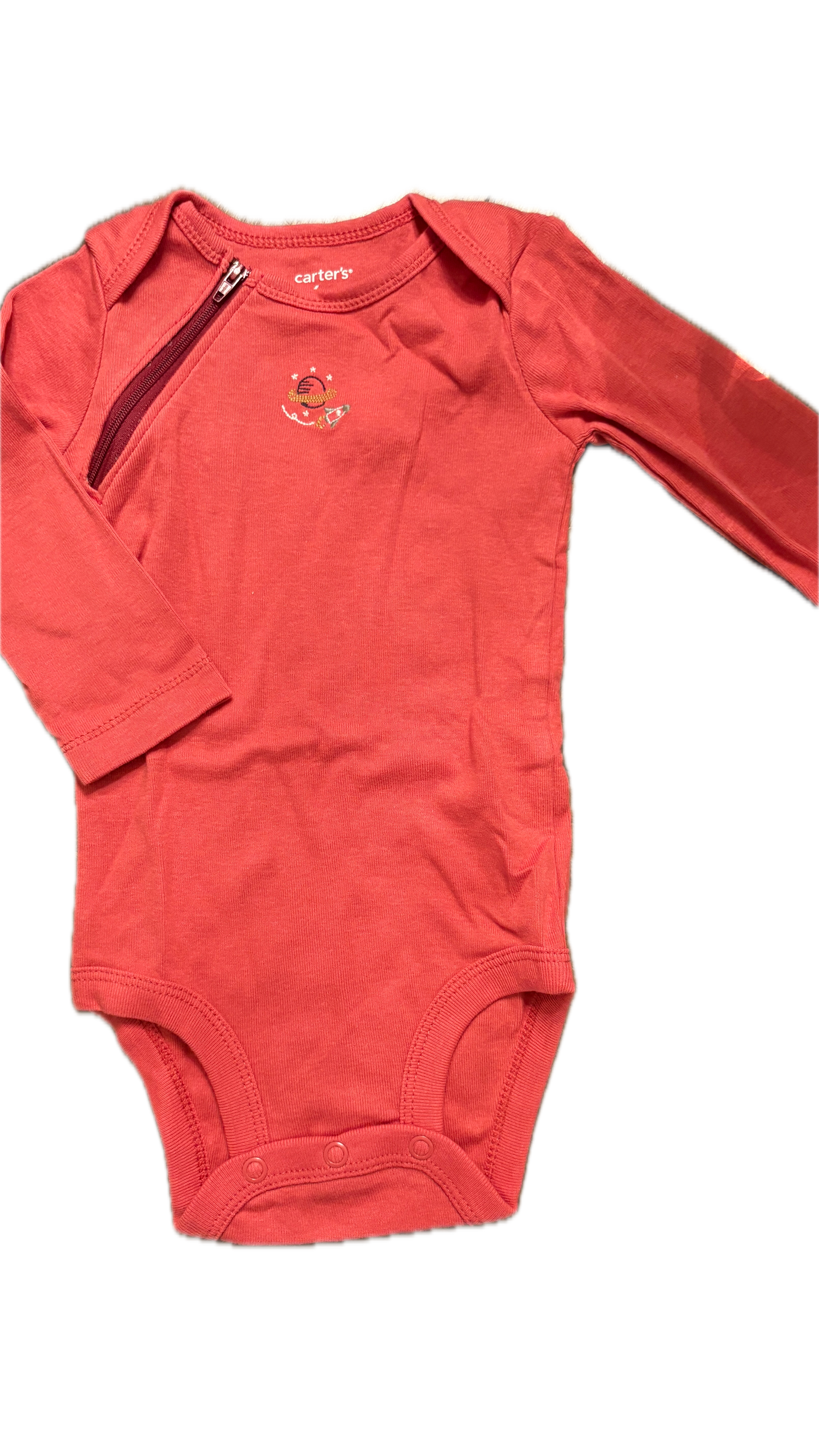 RIGHT ZIPPER Space Onesie
