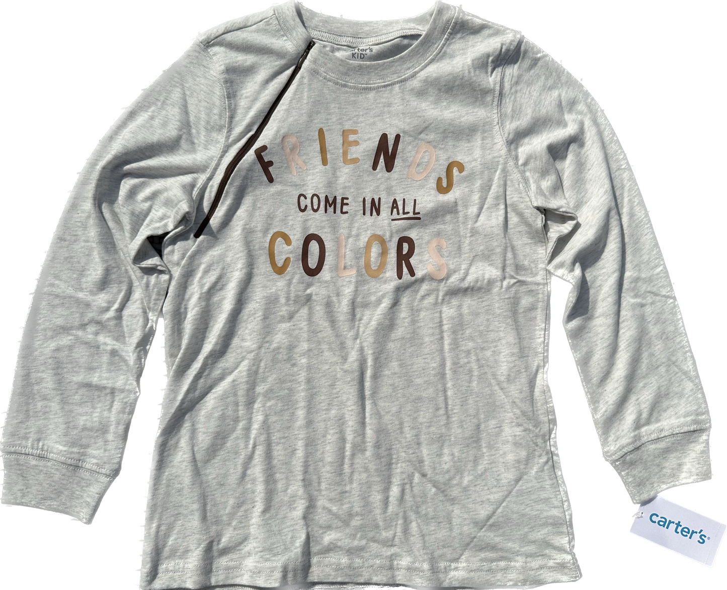 RIGHT ZIPPER Friends Come in All Colors