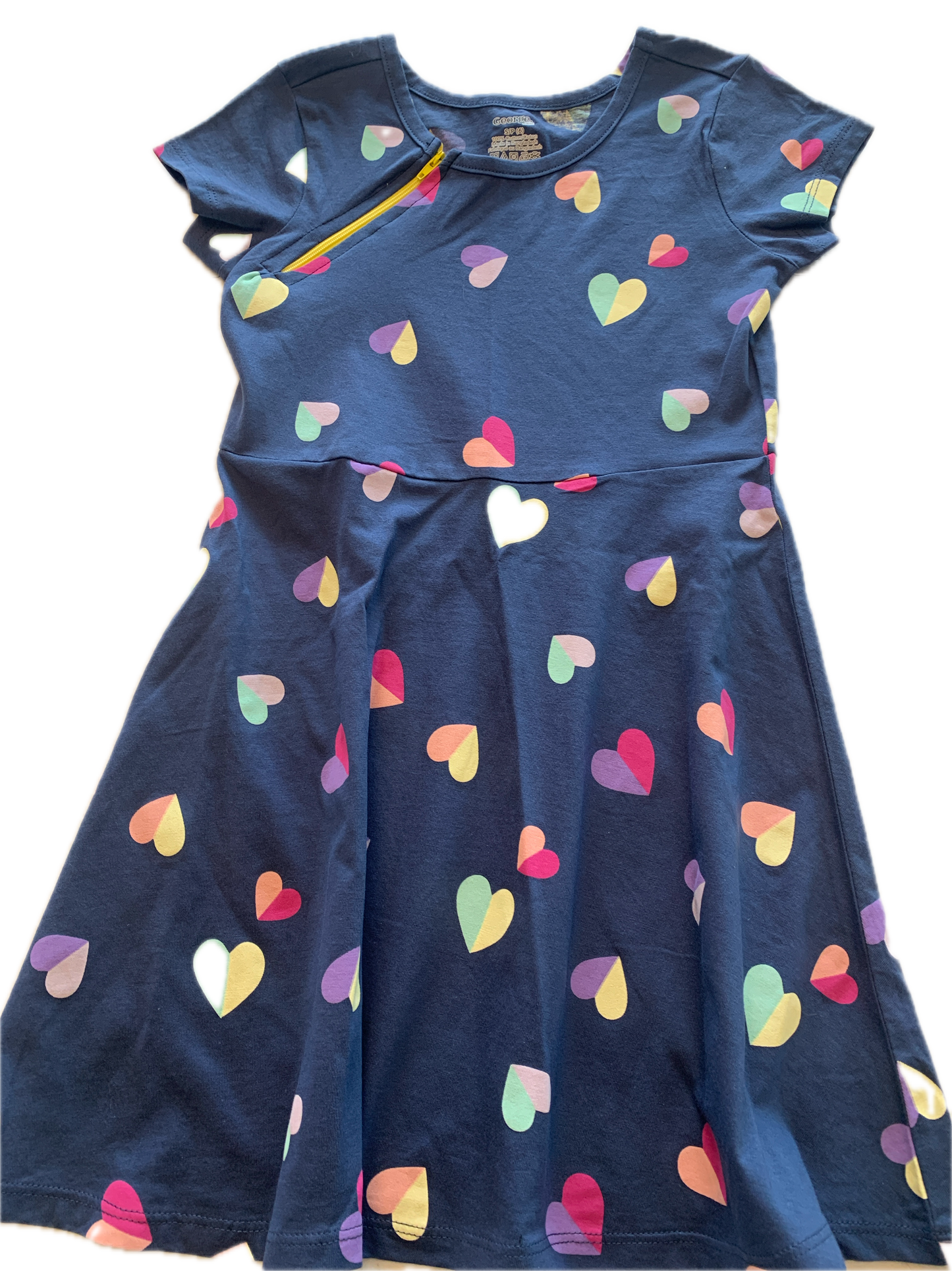 RIGHT ZIPPER Heart Dress