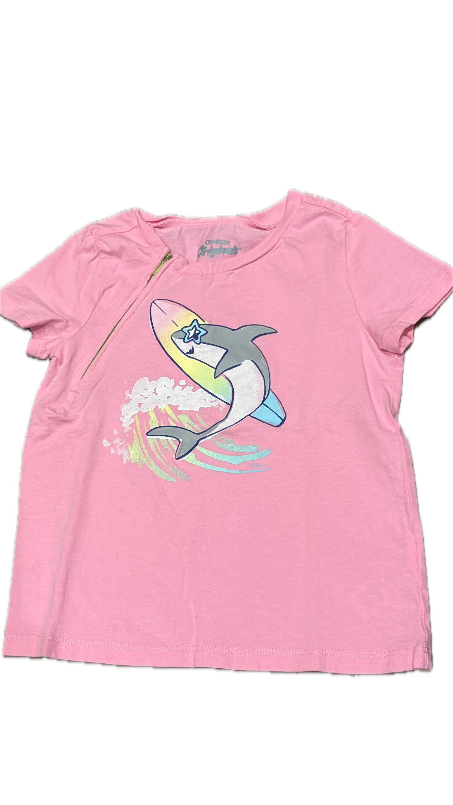 RIGHT ZIPPER Surfing Shark