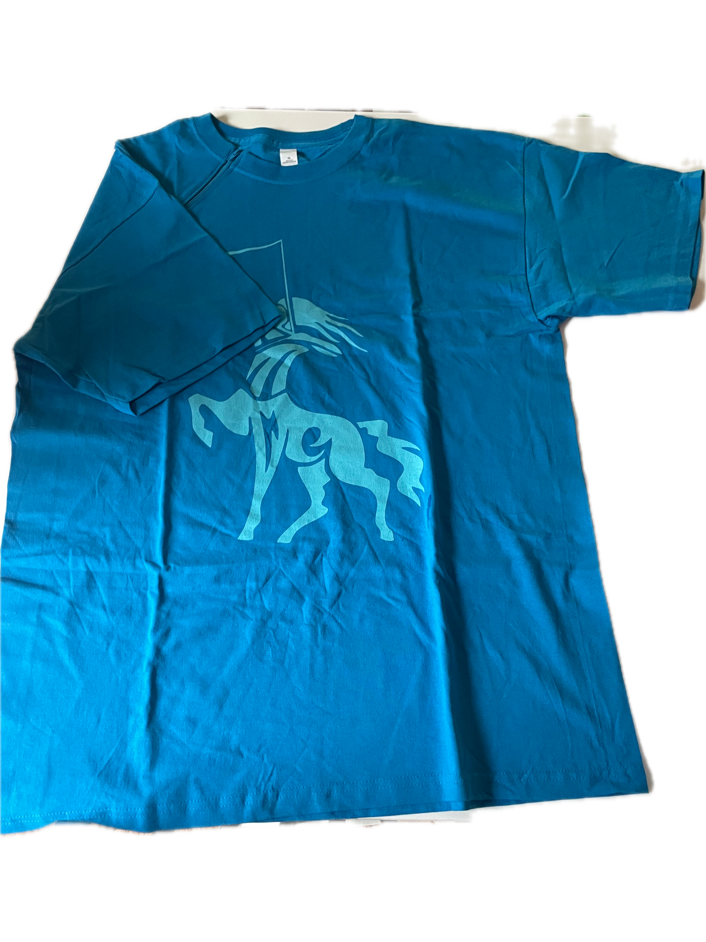 RIGHT ZIPPER Blue Horse