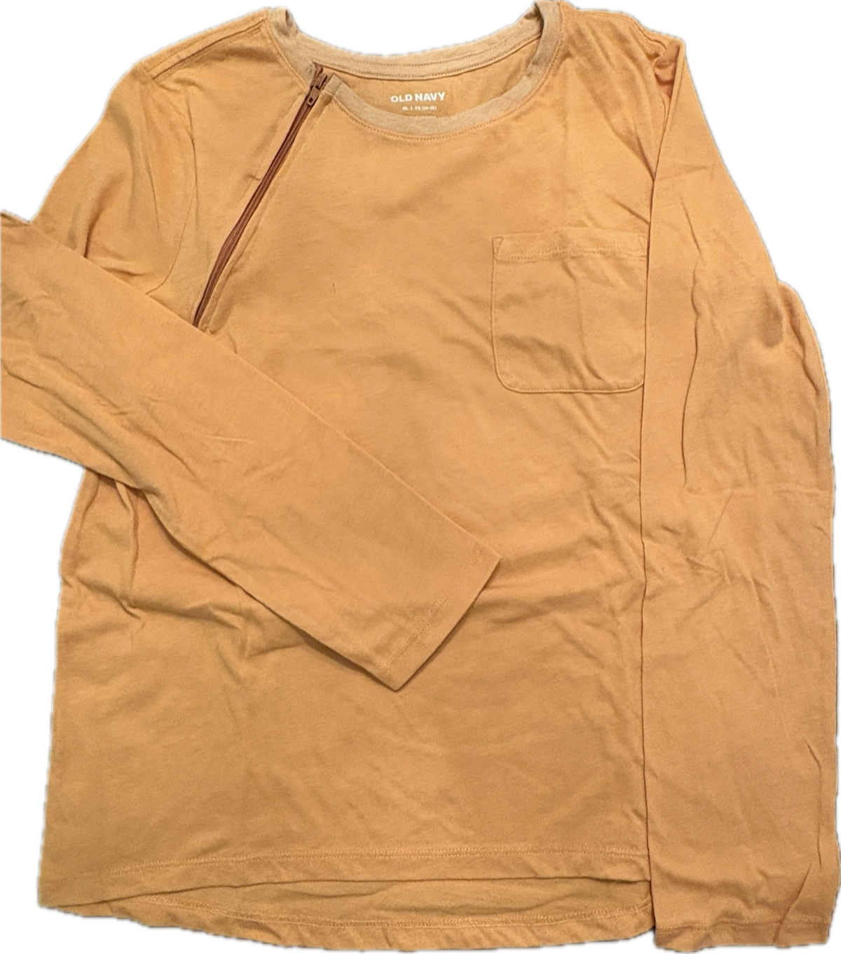 RIGHT ZIPPER Gold with Pocket