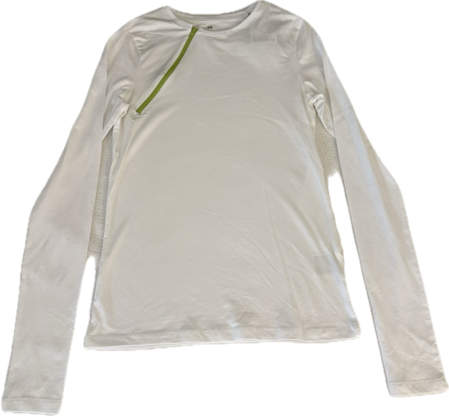 RIGHT ZIPPER White
