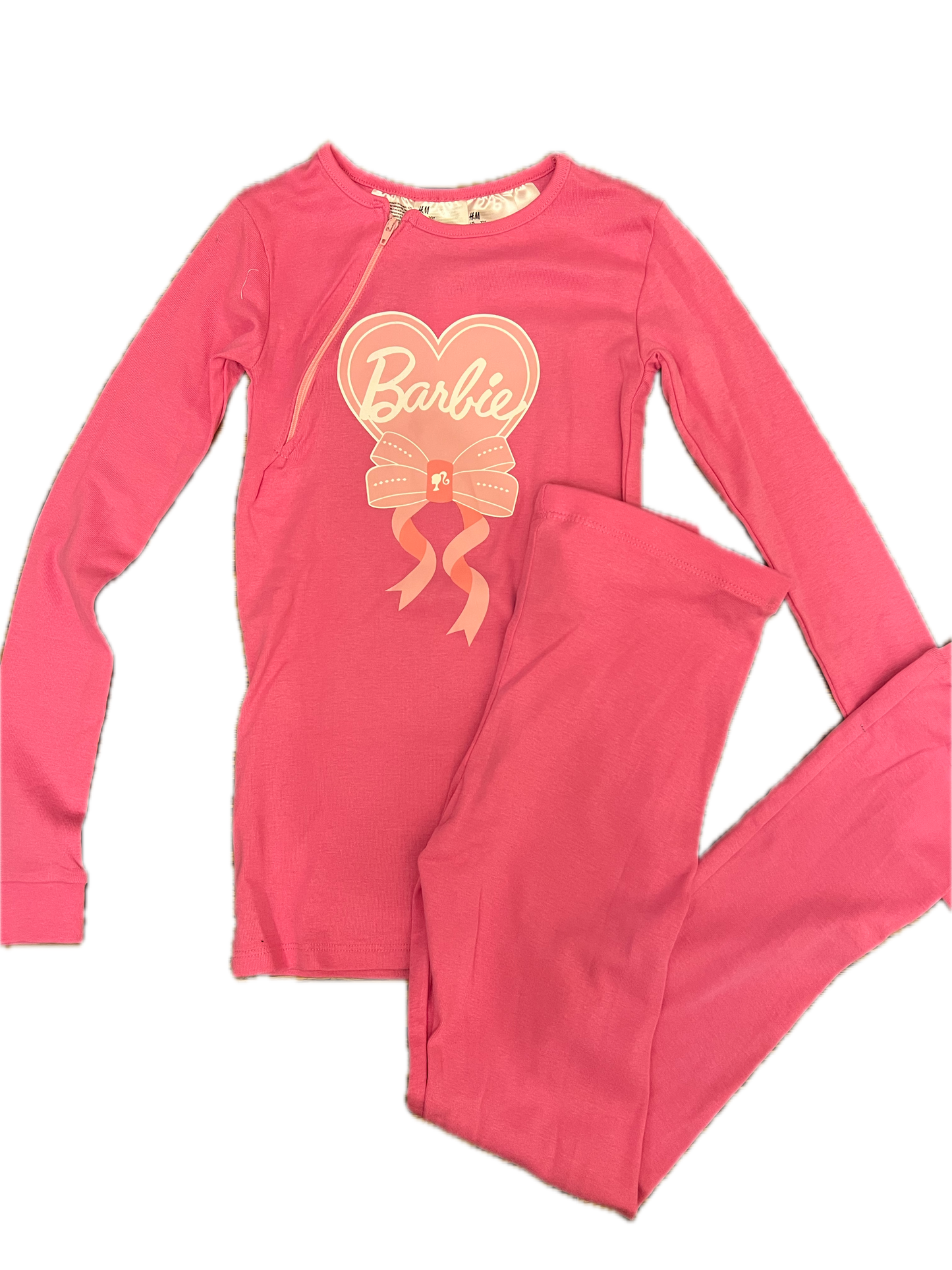 RIGHT ZIPPER Barbie PJs