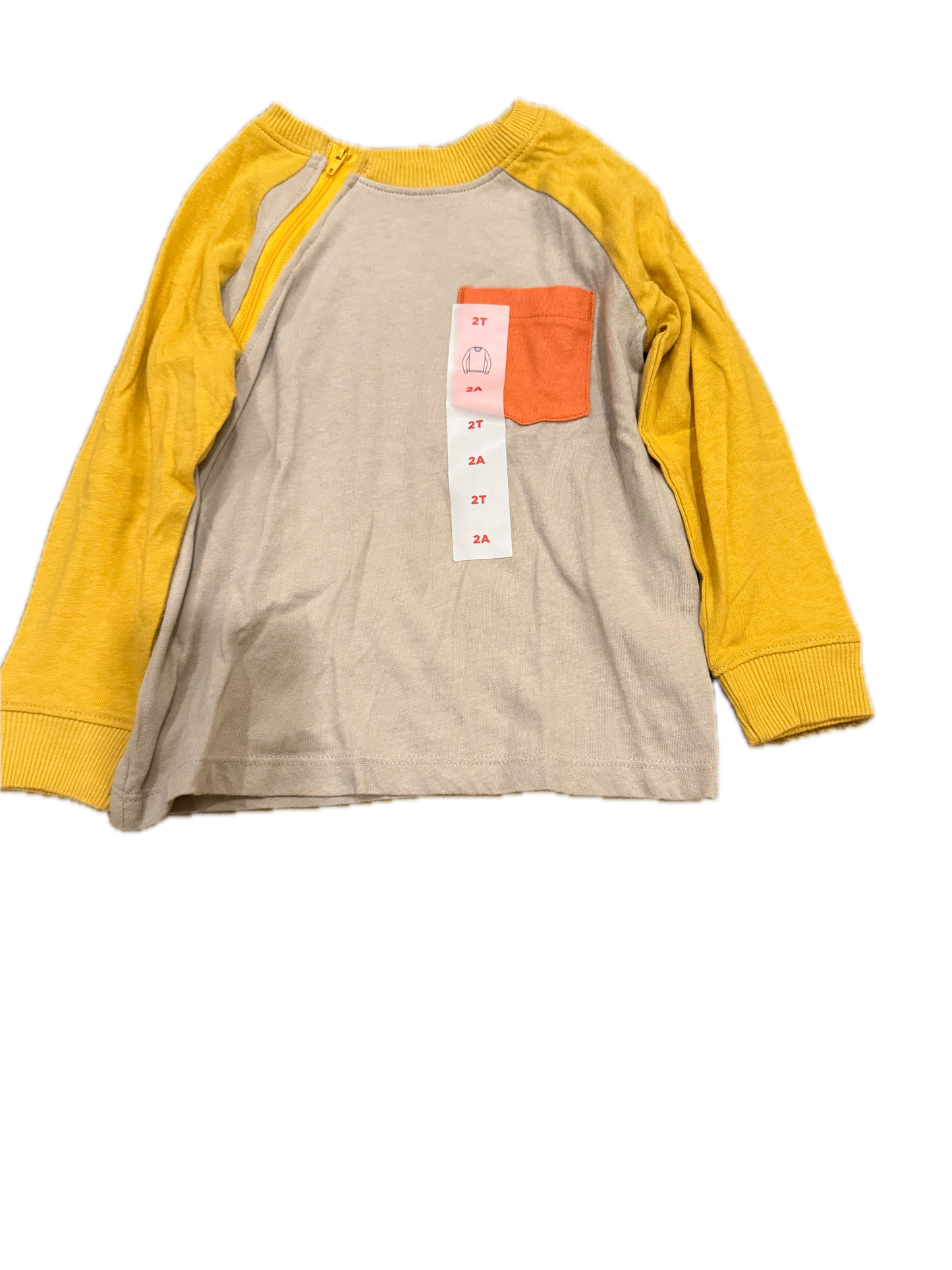RIGHT ZIPPER Orange Pocket