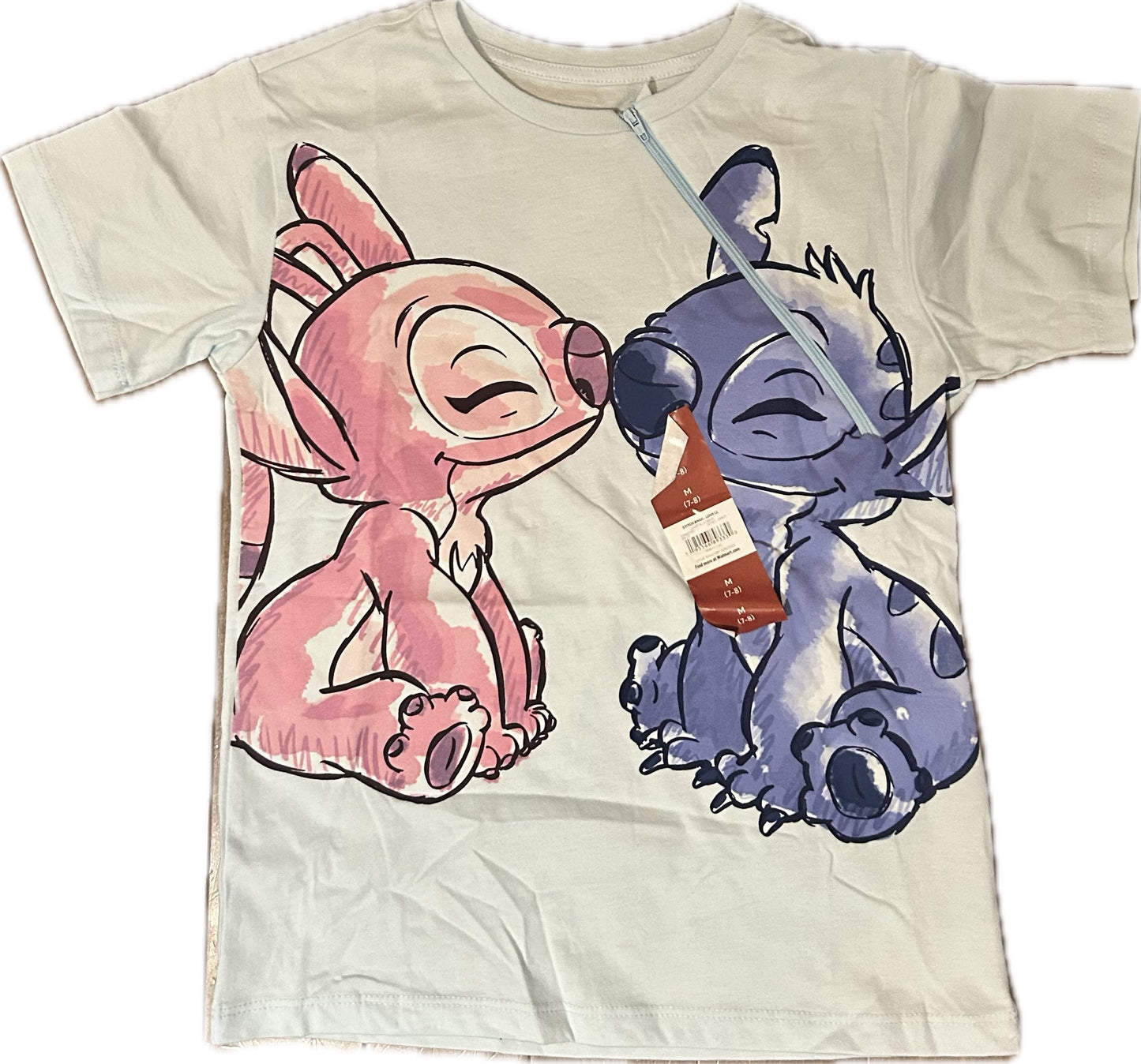 LEFT ZIPPER Kissing Bunnies