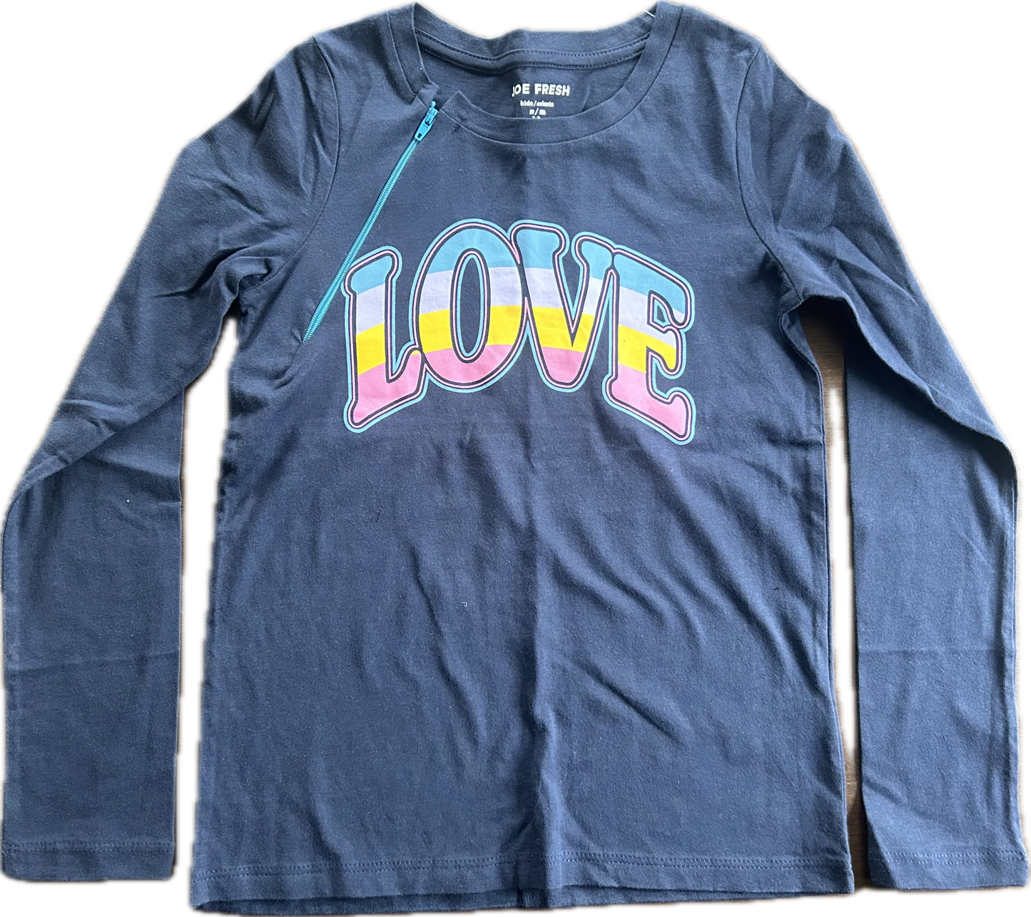 RIGHT ZIPPER Love Size 7-8