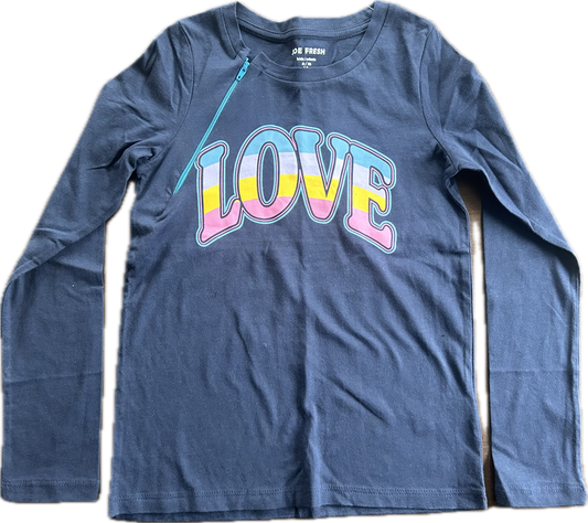 RIGHT ZIPPER Love Size 7-8