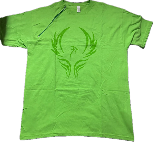 RIGHT ZIPPER Green Phoenix