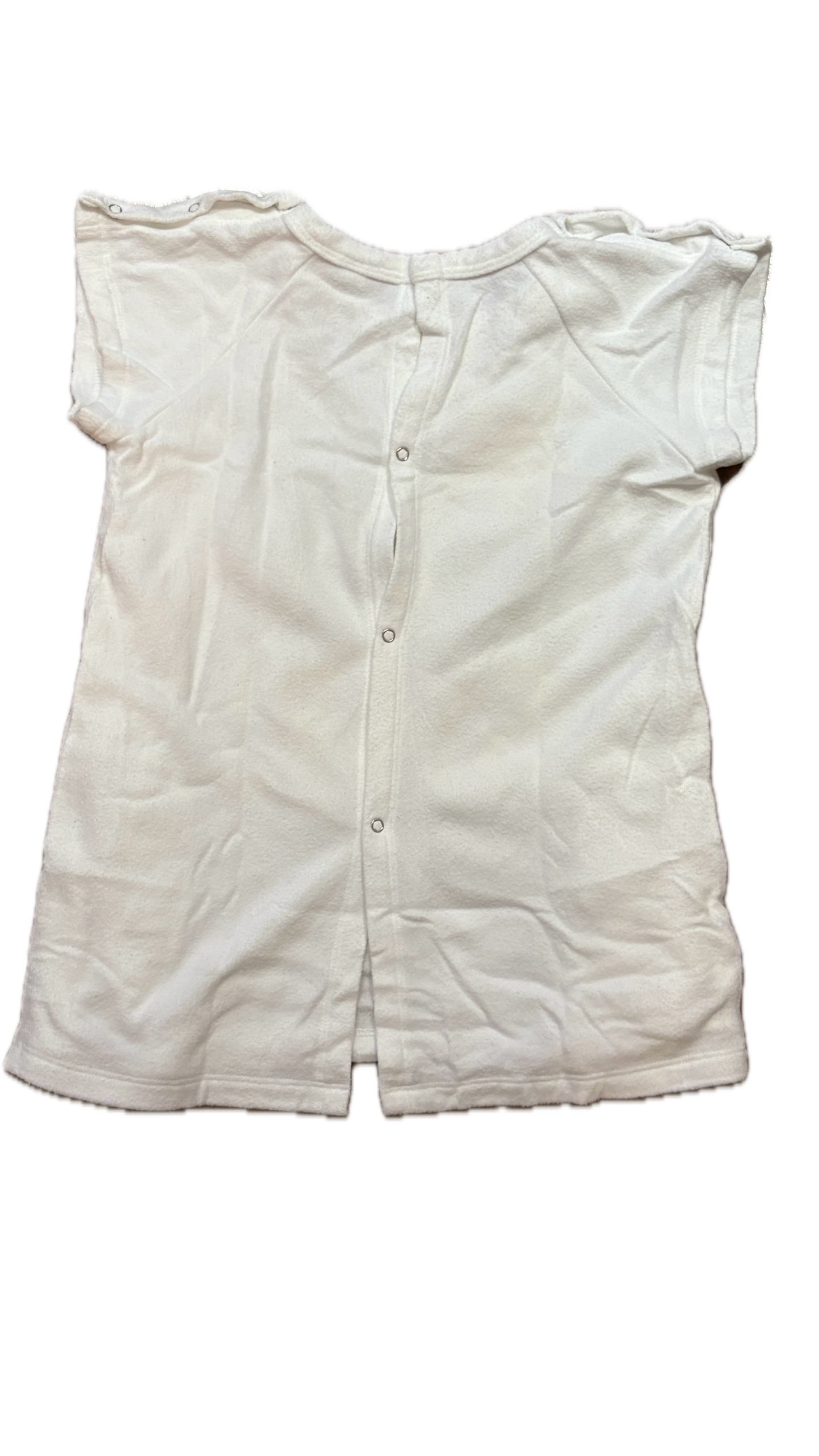 Flannel Hospital Gown - Love Warrior (Blue)