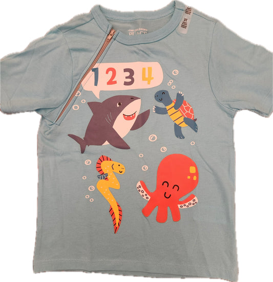 RIGHT ZIPPER 1234 Sea Creatures