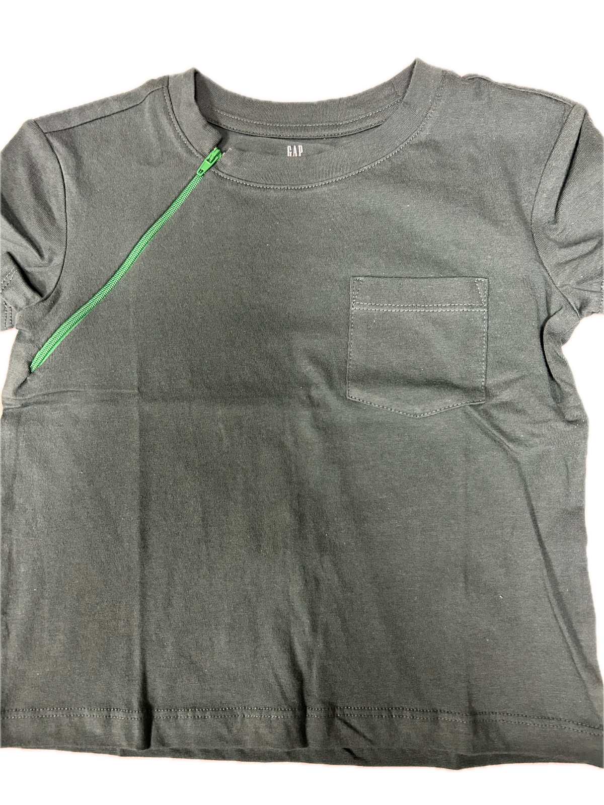 RIGHT ZIPPER Green with Pocket