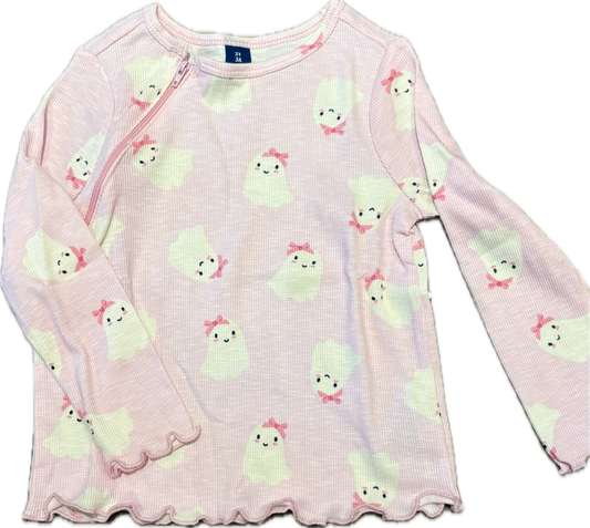 RIGHT ZIPPER Pink Ghost