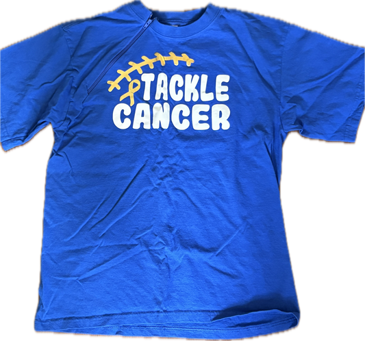 GENTLY USED RIGHT ZIPPER Tackle Cancer