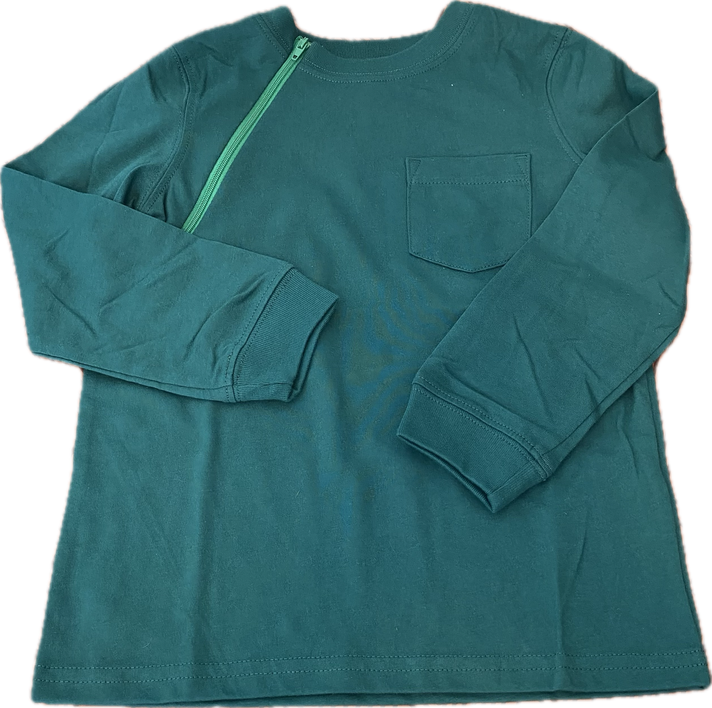 RIGHT ZIPPER Green with Pocket