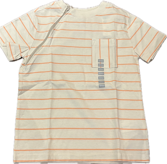 RIGHT ZIPPER Orange Stripes