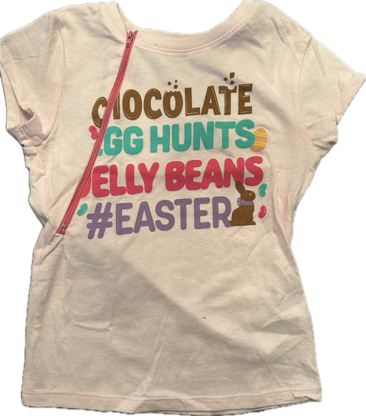 RIGHT ZIPPER Chocolate Egg Hunts Size 4