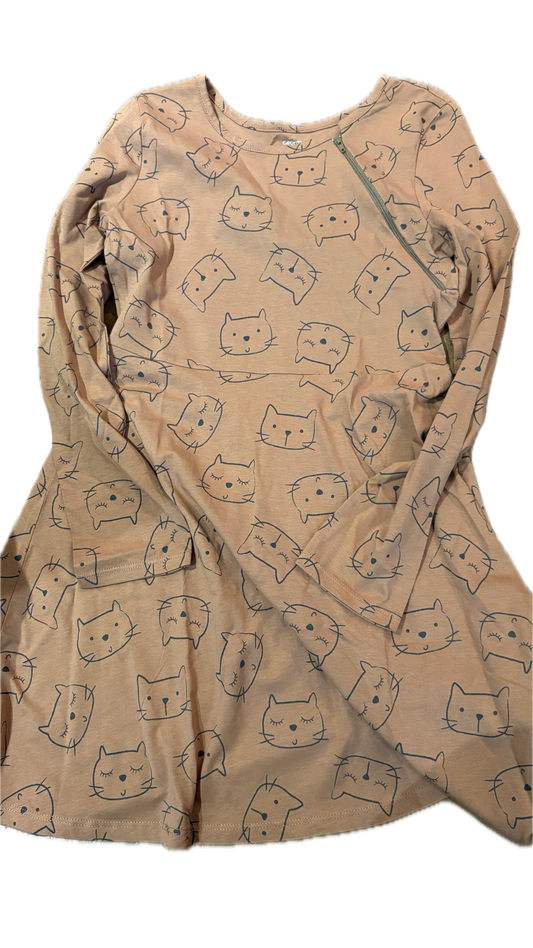 LEFT ZIPPER Heart and Polka Dot Dress