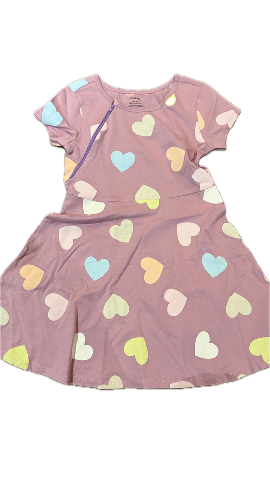 RIGHT ZIPPER Heart Dress