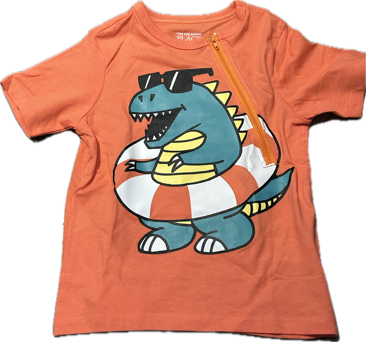 LEFT ZIPPER Cool Dino Size 3T