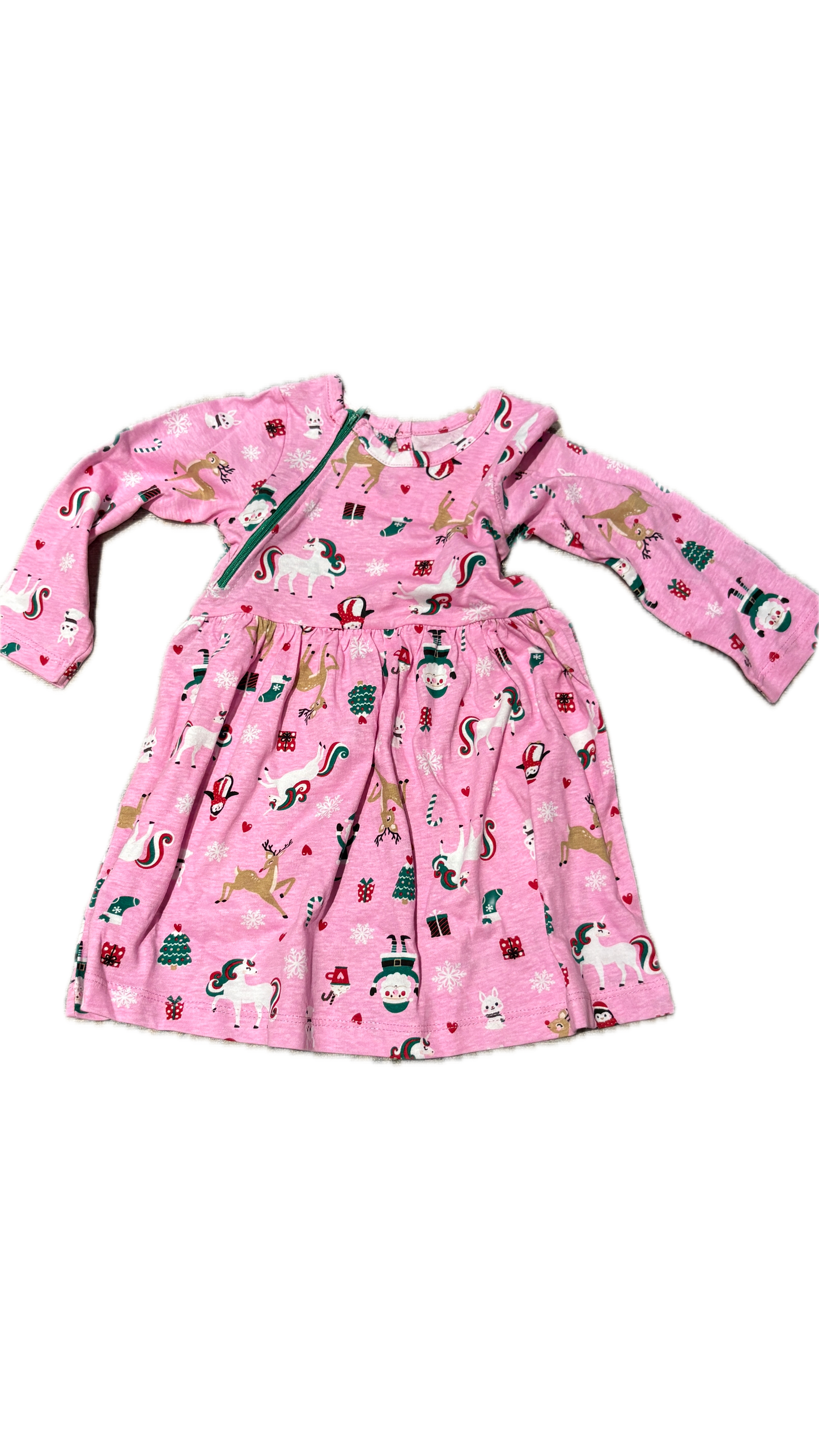 RIGHT ZIPPER Christmsa Dress