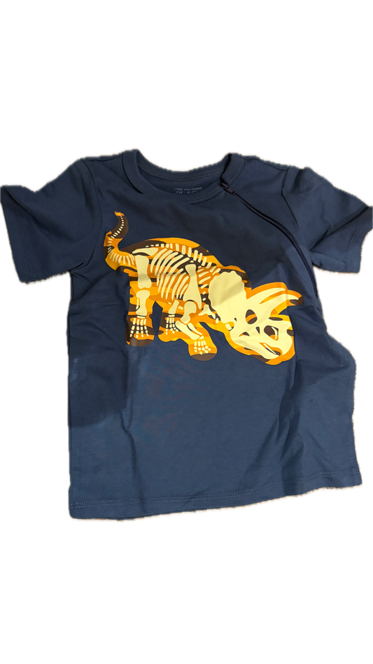 LEFT ZIPPER Skeleton Dino