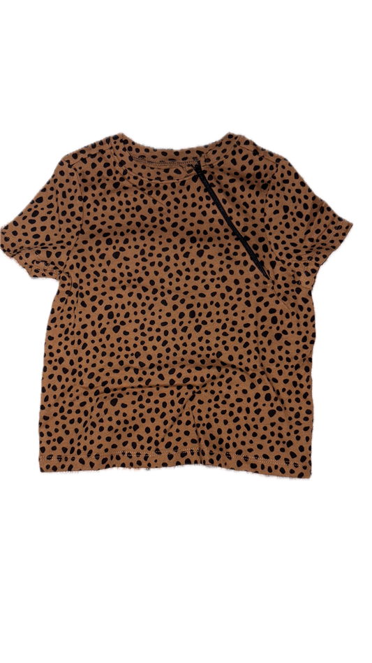 LEFT ZIPPER Animal Print