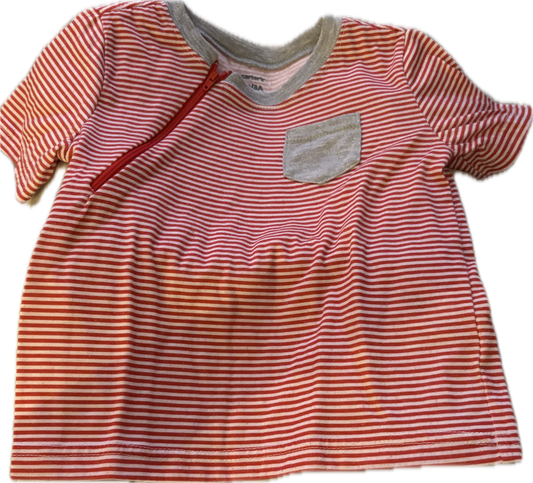 GENTLY USED RIGHT ZIPPER Red Stripes