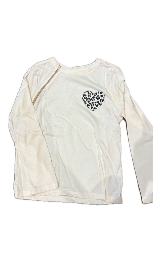 RIGHT ZIPPER Cheetah Heart Pocket