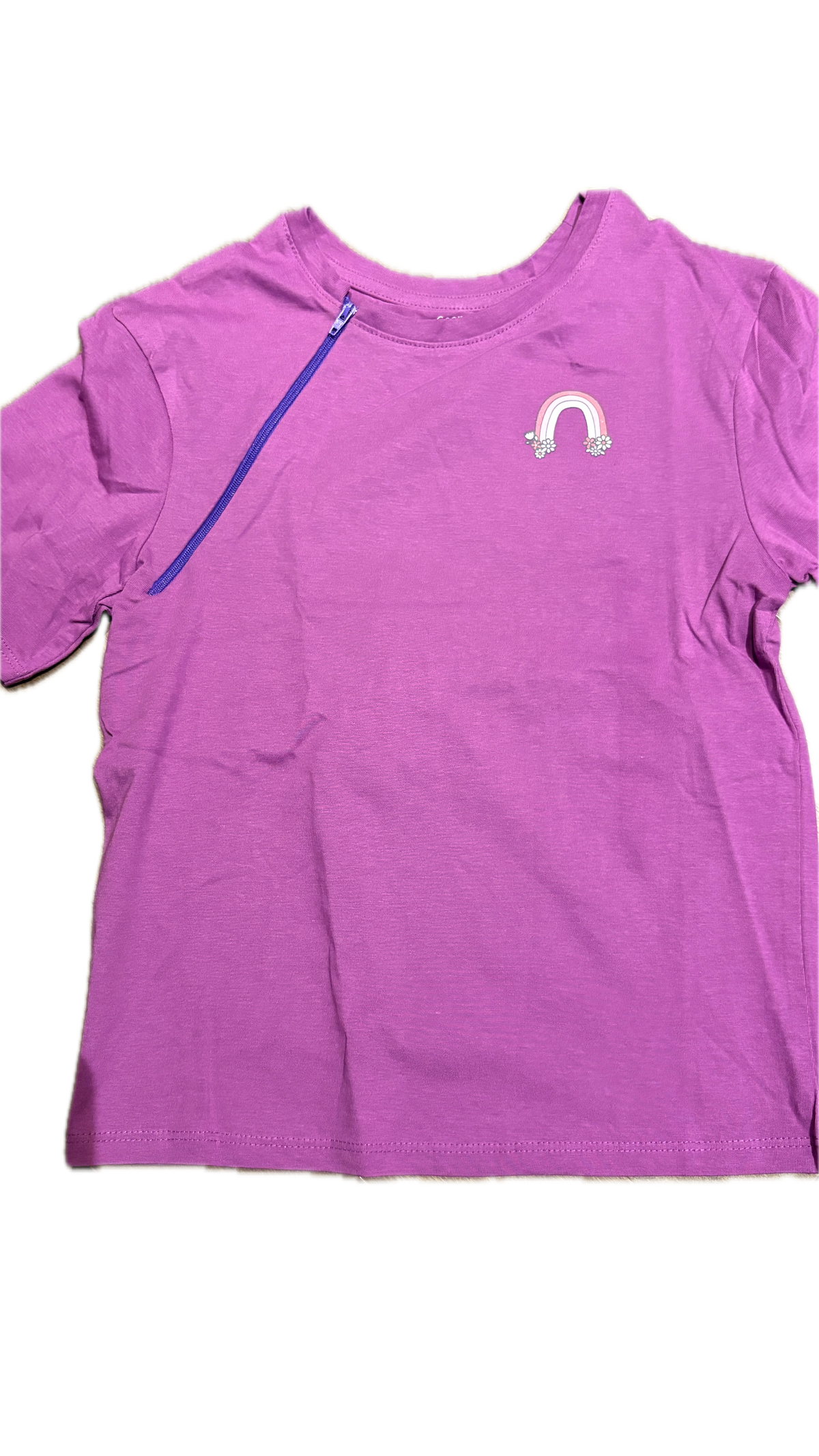 RIGHT ZIPPER Purple Rainbow