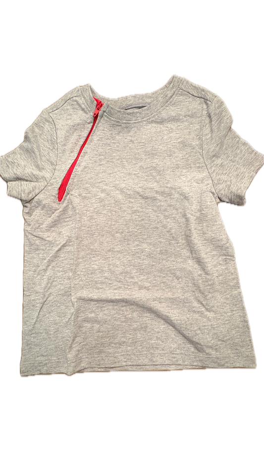 RIGHT ZIPPER Grey