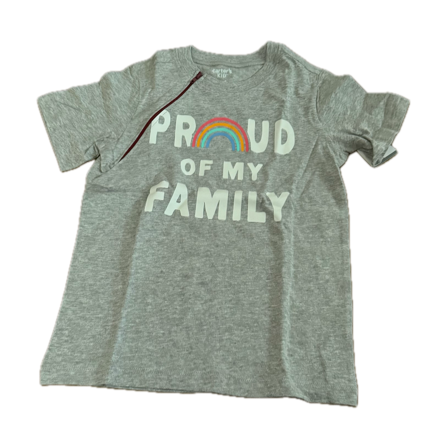 GENTLY USED RIGHT ZIPPER Proud of My Family