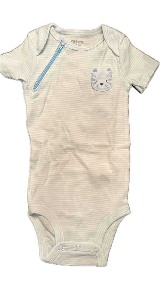 RIGHT ZIPPER Cat Onesie