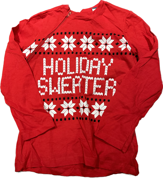 RIGHT ZIPPER Holiday Sweater Size 5