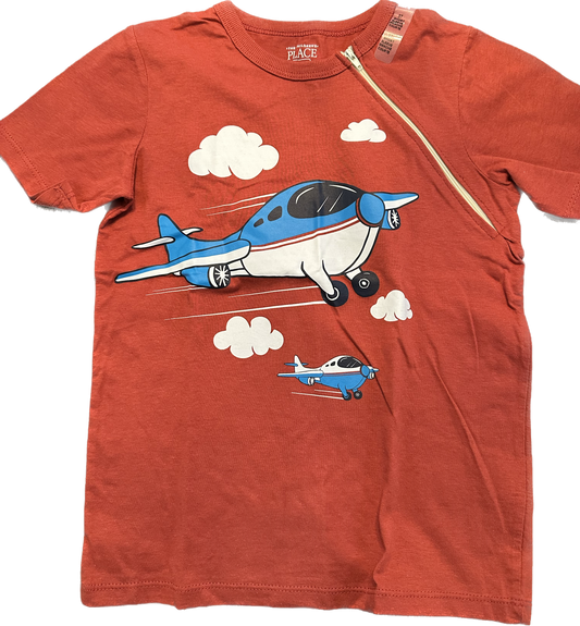 LEFT ZIPPER Airplanes Size 5T