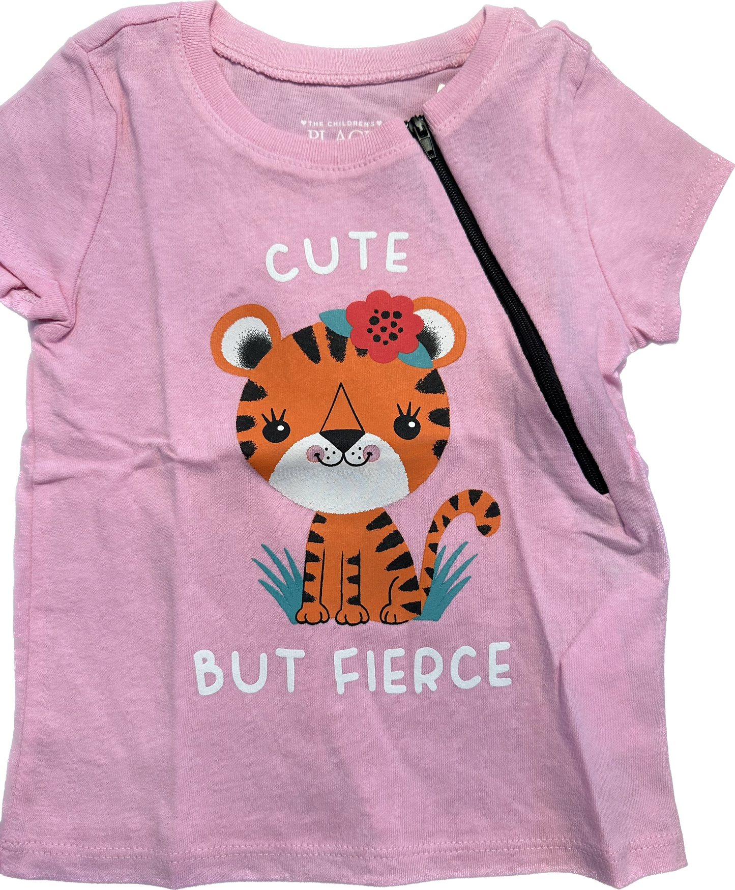 LEFT ZIPPER Cute but Fierce Size 2T