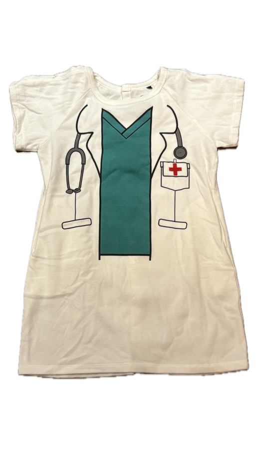 Flannel Hospital Gown - Doctor
